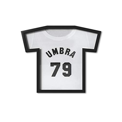 Umbra 315200-040 T-Frame Espositore per T-shirt, Nero, Small (55 x 50 x 3 cm)