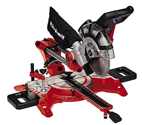 Einhell Tc-Sm 2131/1 Dual Troncatrice 230-240 V, 1800 W, Rosso Nero, 71.7 x 45.5 x 39.3 Cm